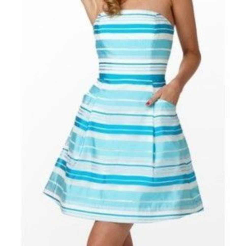 Lilly Pulitzer blue stripes Payton dress